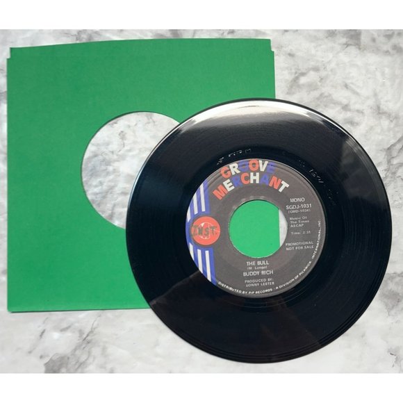 Buddy Rich The Bull 45 Jazz Funk Groove Merchant 1031 Promo - Picture 5 of 6